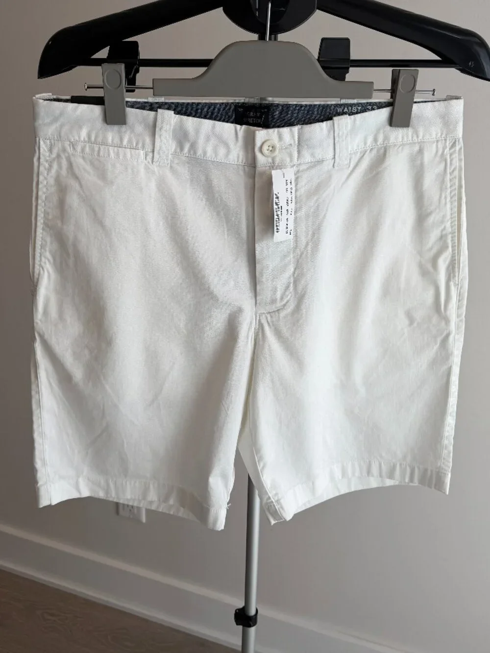 NWT - J. Crew White Chino Shorts